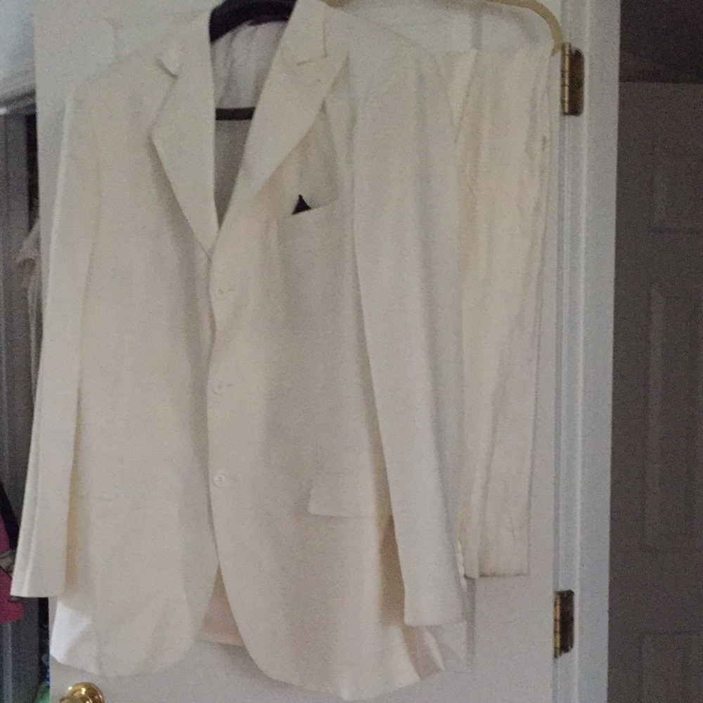 Men’s suit designed in Italy